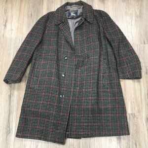 Rare Vintage Burberry Wool Trench Coat